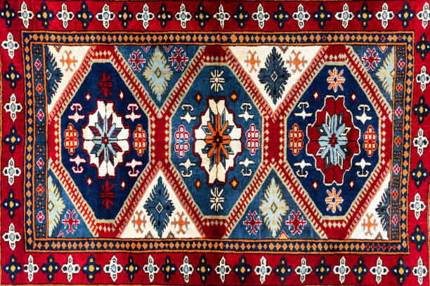 tappeto orientale fatto a mano - carpet rug persian rug persian culture foto e immagini stock