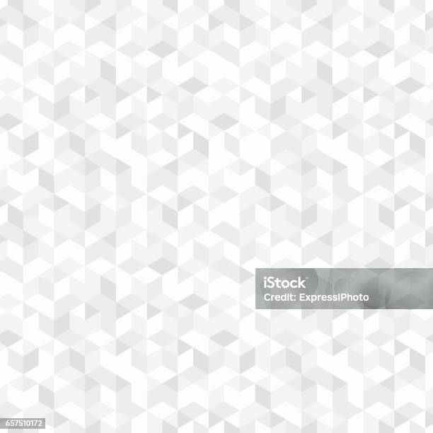 Geometrische Muster Nahtlose Vektor Hintergrund Stock Vektor Art und mehr Bilder von Muster - Muster, Weißer Hintergrund, Grau
