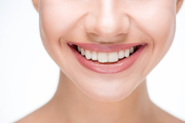 istock Lower part of female face 657510536