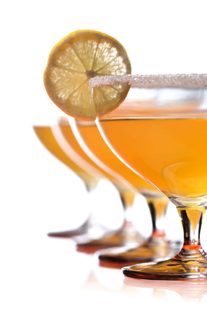 Studio shot of margarita drink