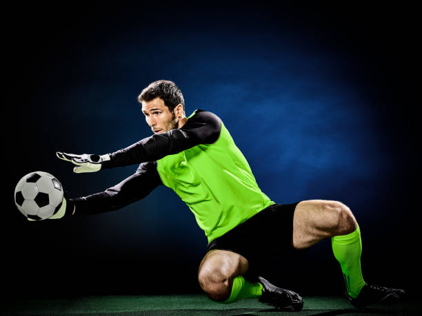 istock goalkeeper soccer man isolated 657517106