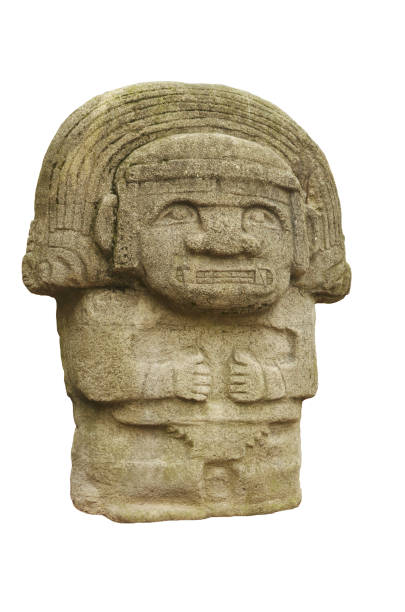 istock Stone sculptures of idols. 657520166
