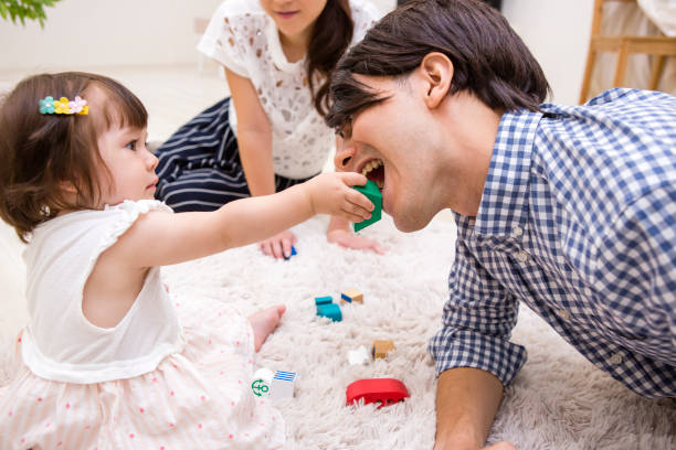 istock Family play with blocks 657520928