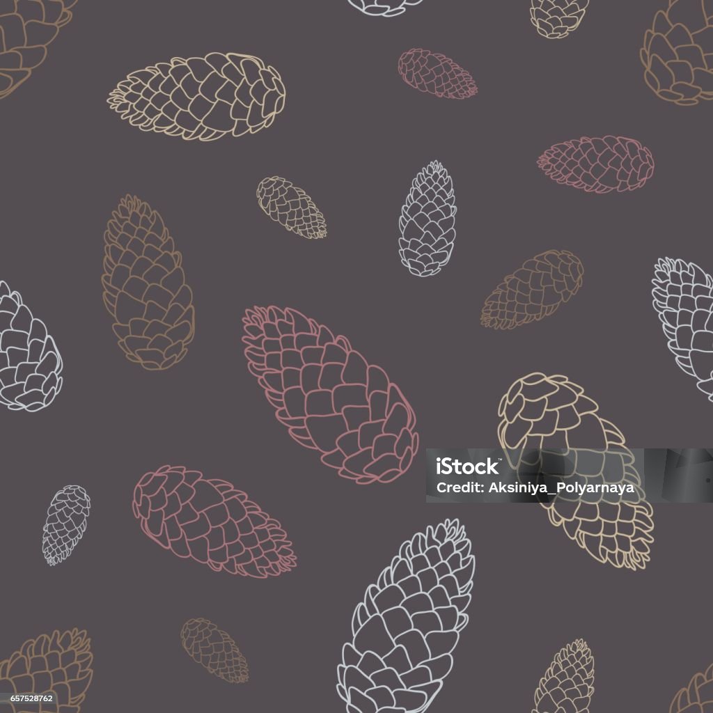 Diagonal Cone Pattern Vector Seamless Vector Pattern With Cones Stock Illustration - Download Image ...