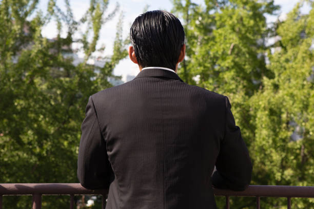 istock Looking out from the rooftop business 657531058