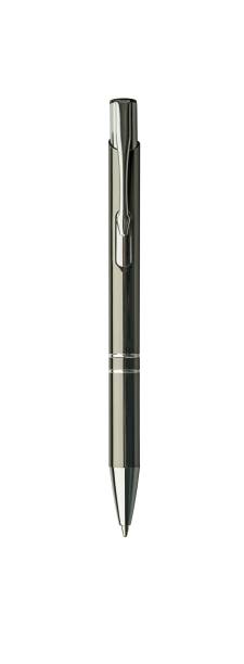 istock Office: Metal ballpoint pen isolated on white 657533514