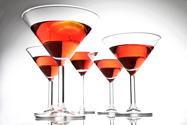 istock Studio shot of drinks i martini glasses 657533844