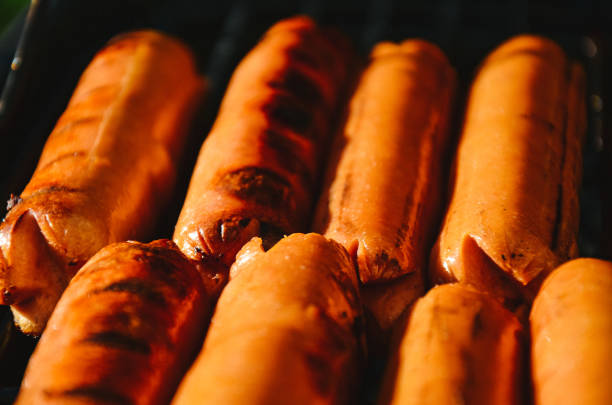 istock Hotdogs on the grill 657536278