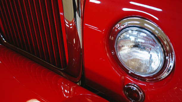 istock Vintage firetruck grill 657536352