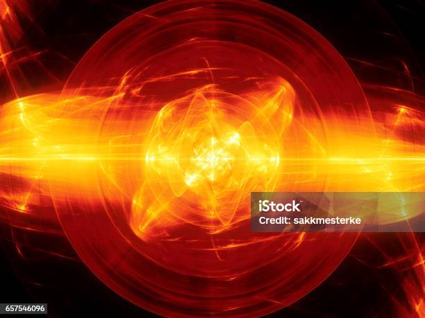 Fiery Glowing Fusion With Plasma Force Field Stock Photo - Download Image Now - Nuclear Fusion, Nuclear Power Station, Nuclear Weapon