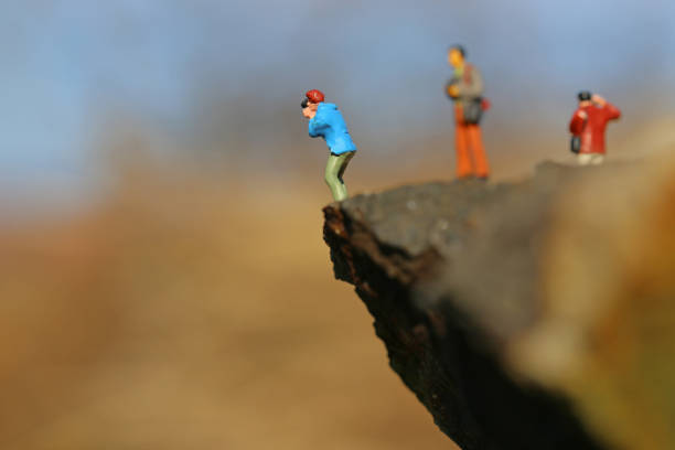 istock Miniature cliff of photographers 657547022