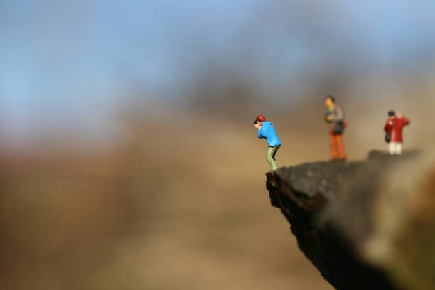 istock Miniature cliff of photographers 657547036