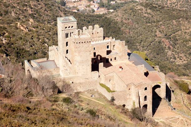 istock Benedictine monastery of Sant Pere de Rodes. Girona 657554450
