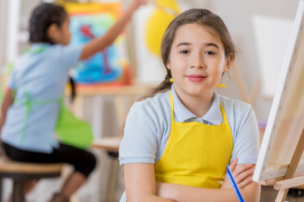 istock Confident young artist in art studio 657565342