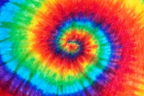 Photo of tie dye pattern abstract background.