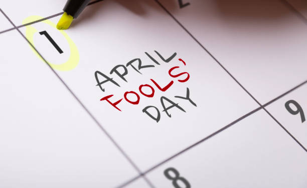 april fools' day - schussel stock-fotos und bilder