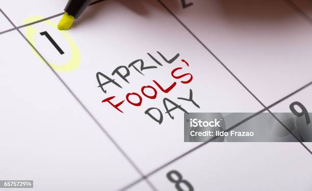 April Fools Day Stock Photo - Download Image Now - April Fools Day, April, Fool