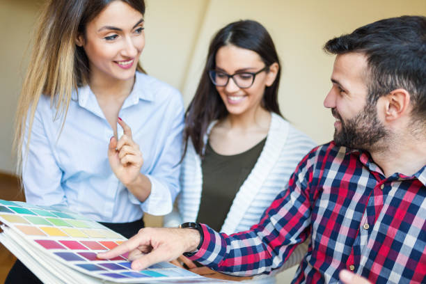 istock Picking the colors for new apartment 657575470