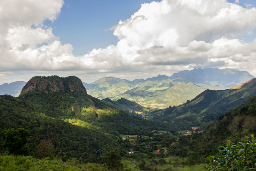 Valley with the Mountains of Freiburg.