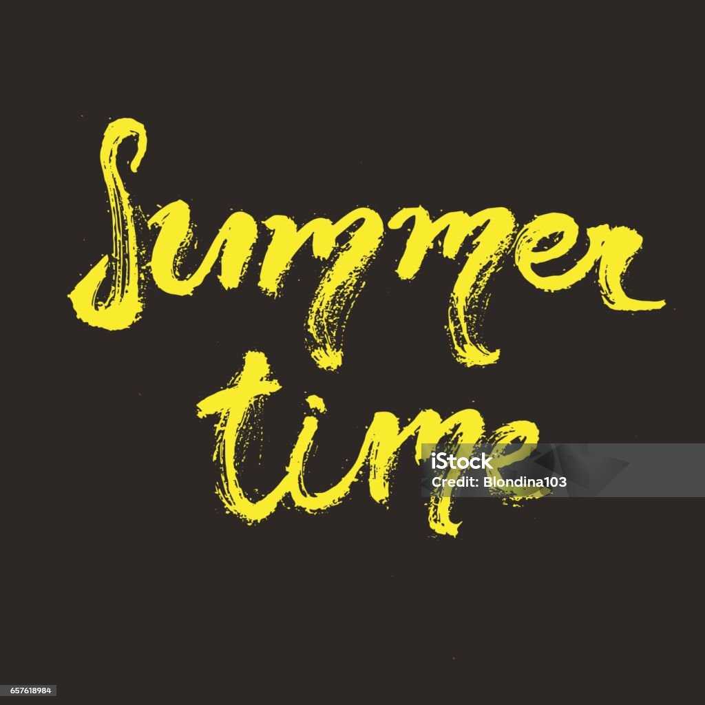 Summertime 2024 Lettering Hand Drawn Lettering Summer Time Stock Illustration - Download Image ...