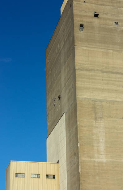 istock Abandoned Concrete Building Against Blue Sky 657622586