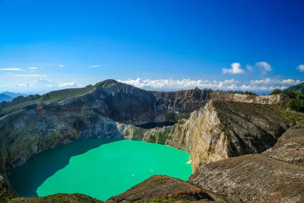 Photo of Kelimutu at sunrise