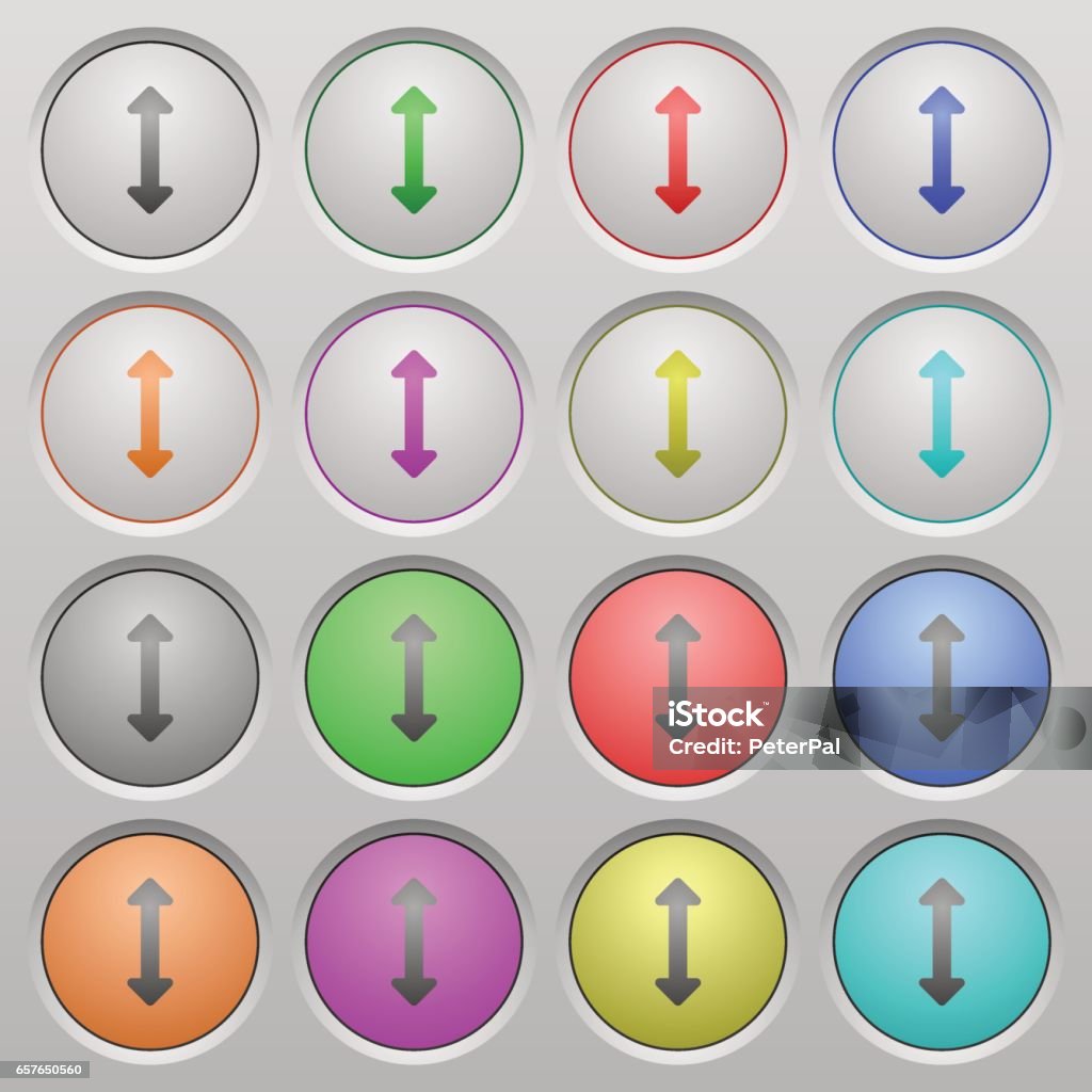 Vertically Buttons Resize Vertical Plastic Sunk Buttons Stock Illustration - Download ...