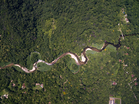 Aerial View of Rainforest in Brazil