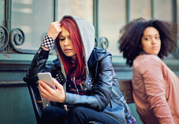 istock Girlfriends in conflict are sulking each other 657654030