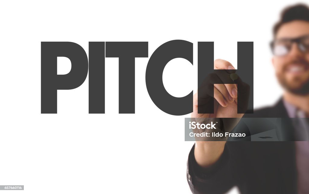 Pitch Sales Pitch Stock Photo