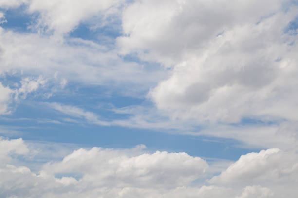 istock blue sky with cloud, concept of hope, new start, Fresh 657666748