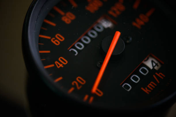 istock Motorcycle gauge detail 657669340