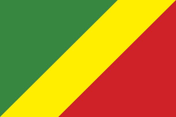 flaga konga - zaire emery stock illustrations