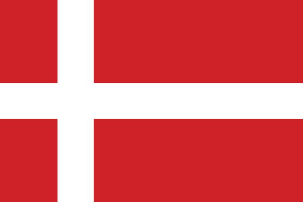 flagge von dänemark - danish flag stock-grafiken, -clipart, -cartoons und -symbole