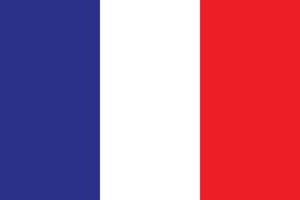 Flag of France Flag of France tricolor stock illustrations