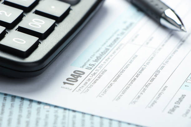 istock Tax form and financial concept 657676282
