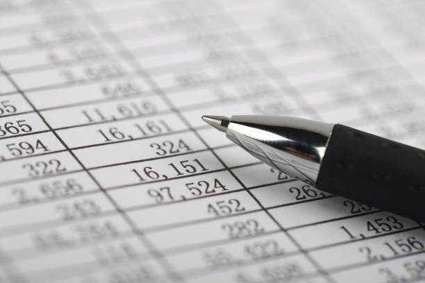 istock Closeup Shot Of Balance Sheet 657678888