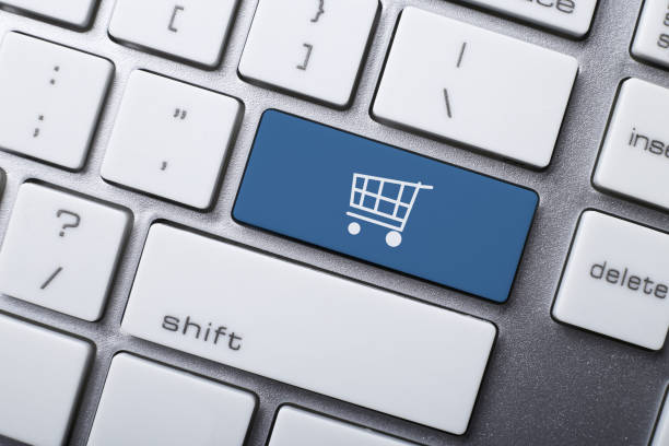istock Shopping Cart Symbol On The Keyboard 657678942