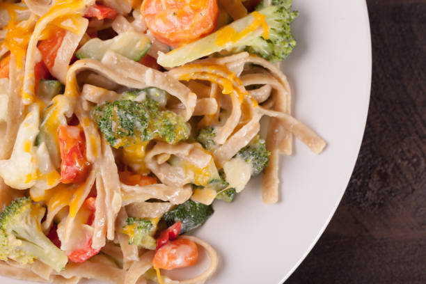 istock Vegetable Primavera with watermelon and corn cut off shot 657682230