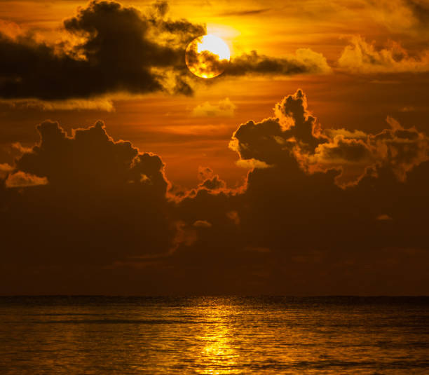 istock Very Beautyfull Sunset in ocean 657701874