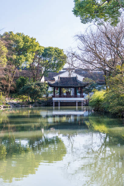 istock Pavilion in Humble Administrator's Garden in Suzhou, China 657720154