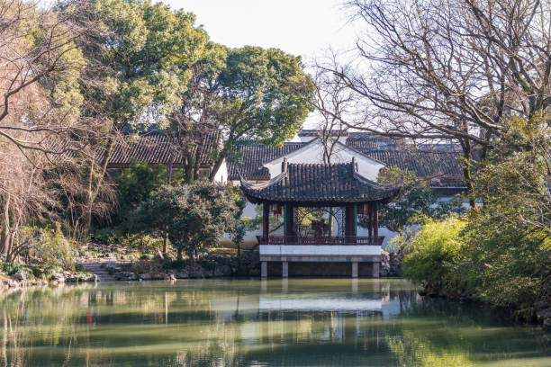 istock Pavilion in Humble Administrator's Garden in Suzhou, China 657720170