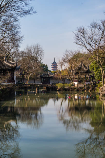istock Pavilion in Humble Administrator's Garden in Suzhou, China 657720216