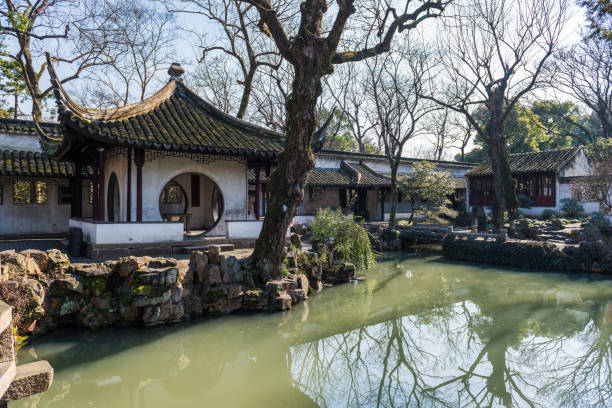 istock Pavilion in Humble Administrator's Garden in Suzhou, China 657720290