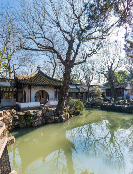 istock Pavilion in Humble Administrator's Garden in Suzhou, China 657720306