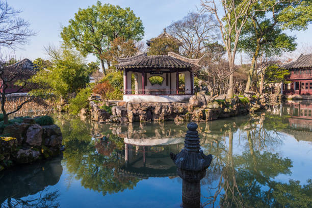 istock Pavilion in Humble Administrator's Garden in Suzhou, China 657720452
