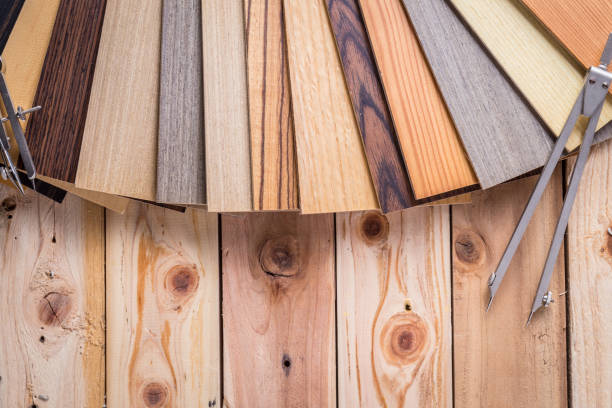 istock wood laminate veneer material sample for design management 657723960