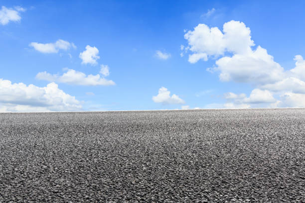 istock Asphalt road and blue sky 657726860
