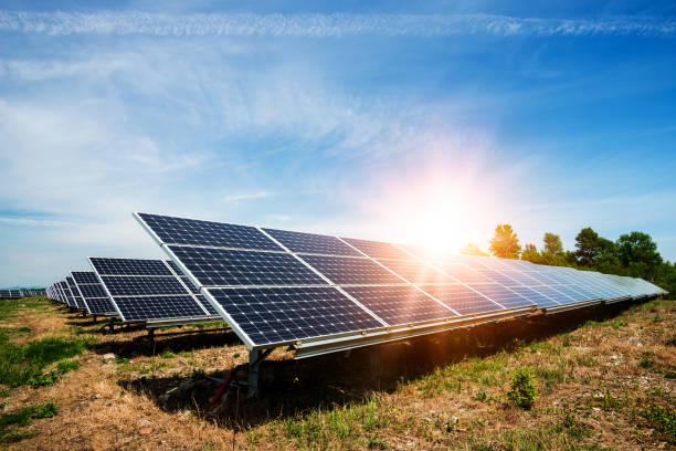 solpaneler, solceller, alternativa el källa - electricity bildbanksfoton och bilder