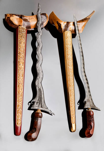 Kris The Javanese Traditional Weapon Stock Photo - Download Image